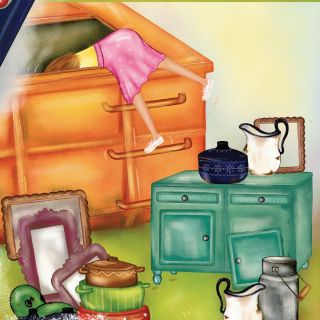 "Dobrý deň ujo Laci," prerušil ich ženský hlas. Obaja pozreli tým smerom.... #knihy #knihypredeti #tulaj #ilustracia...